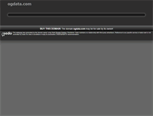 Tablet Screenshot of ogdata.com